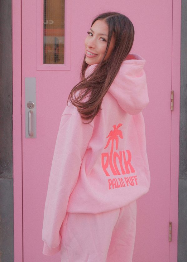 Classic Puff Hoodie in Pink