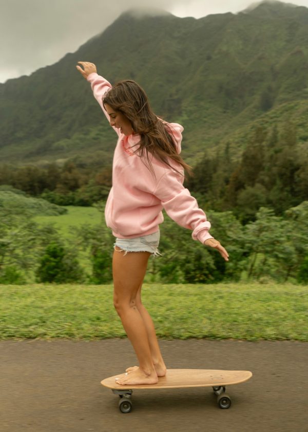 Classic Puff Hoodie in Pink
