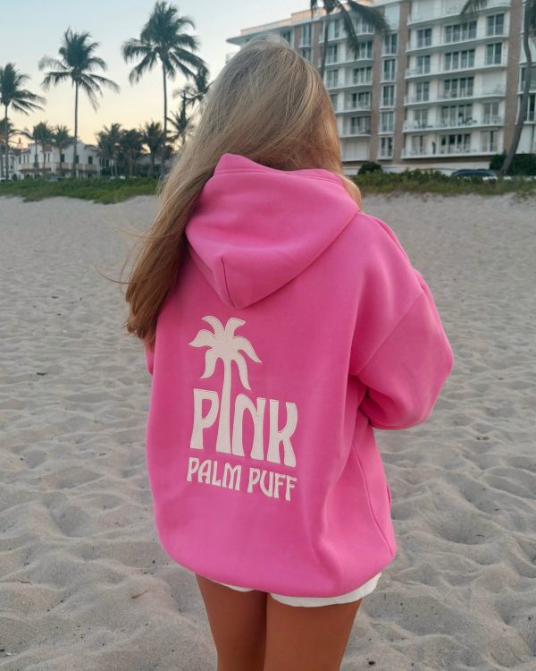 Classic Puff Hoodie in Raspberry