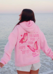 To Live For the Hope of it All Hoodie in Pink