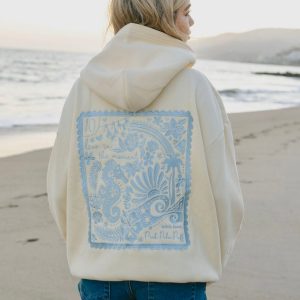 Live in the Moment Hoodie in Sand