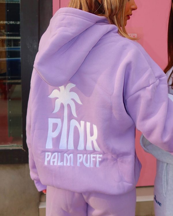 Classic Puff Hoodie in Orchid