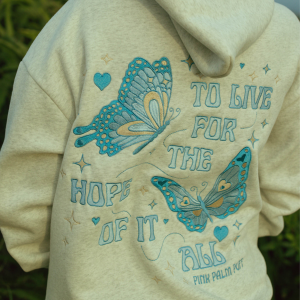To Live For the Hope of it All Hoodie in Heather