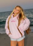 Classic Puff Hoodie in Blush