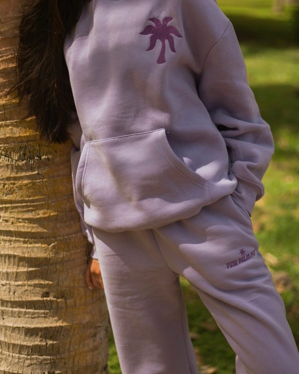 Puff Sweatpants in Lilac