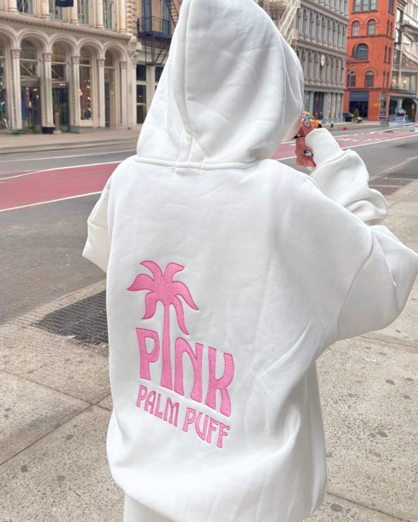 Classic Puff Hoodie in Pink Opal